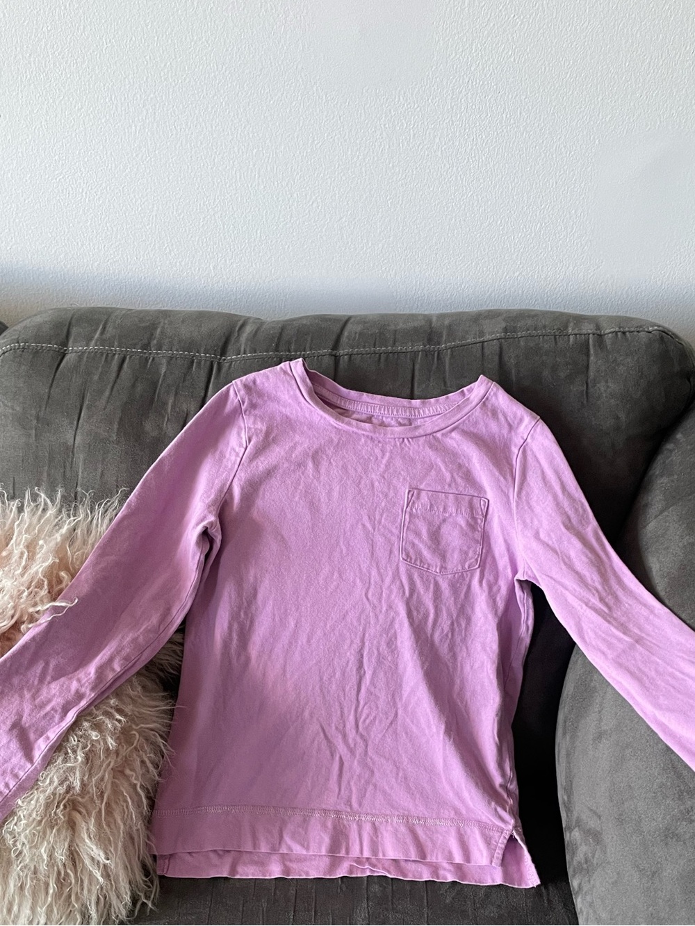 Joe Fresh Girls' Long Sleeve Tee - Light Purple